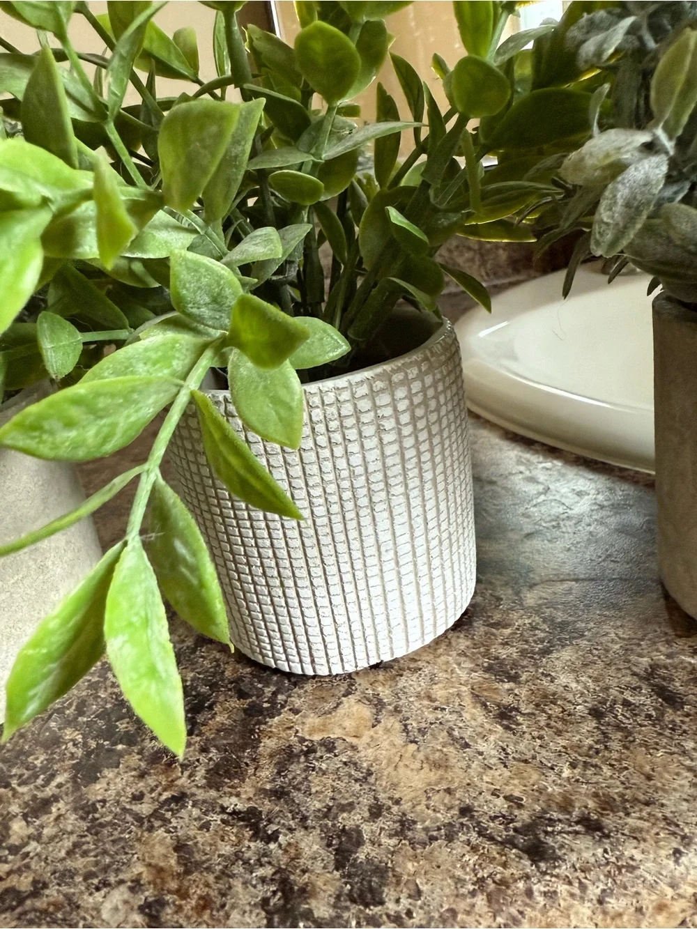 Artificial Greenery Potted Home Accent - Green